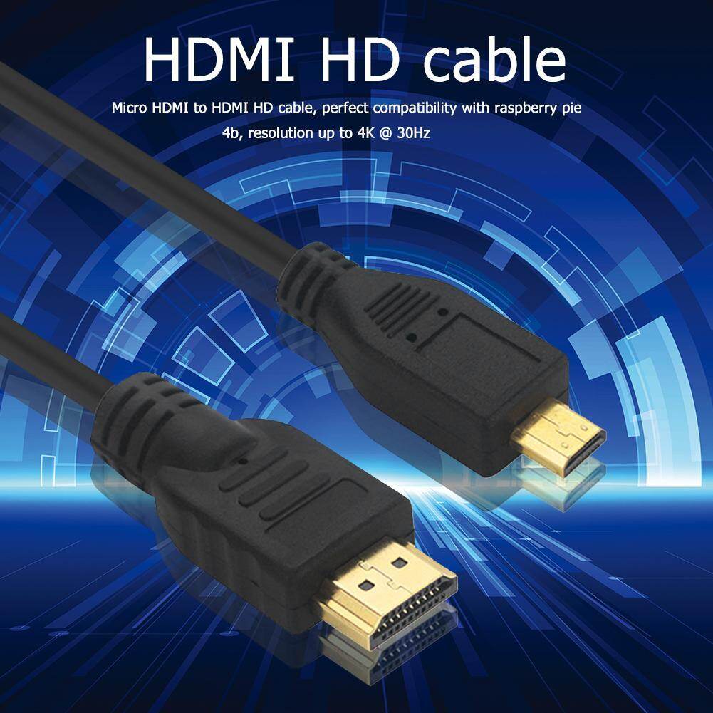 Cáp Micro HDMI Sang HDMI 1.5M Dây Chuyển Đổi Video 4K HD, Cho Raspberry Pi 4B