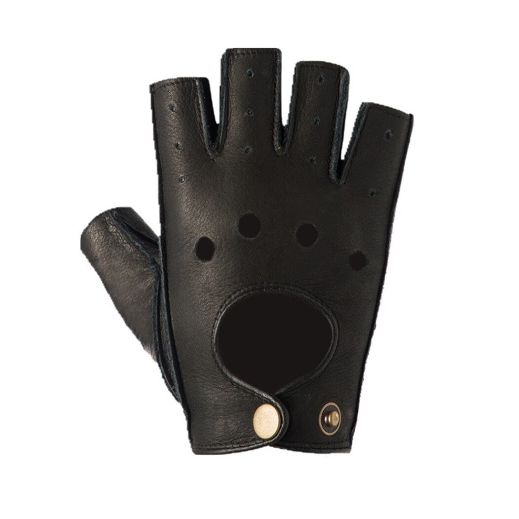 leather cycling gloves fingerless