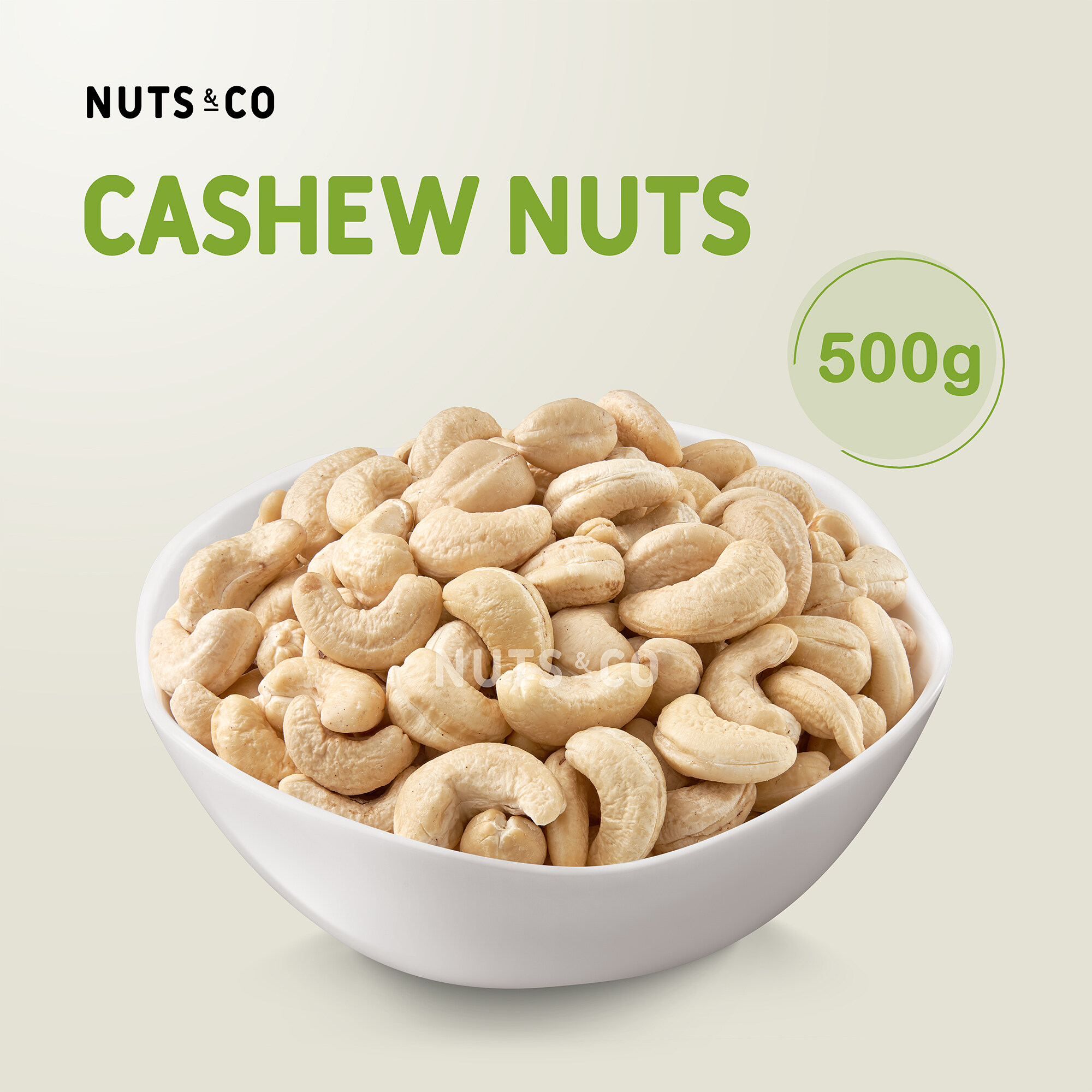 Nuts & Co Raw Cashew Nut 500g/1kg Kacang Gajus Mentah 生腰果 Halal Ready ...