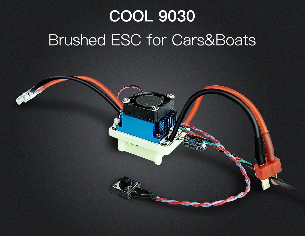 Zj Radiolink Cool 9030 90a Brushed Esc Input Voltage 7 18v 52v 3a Bec