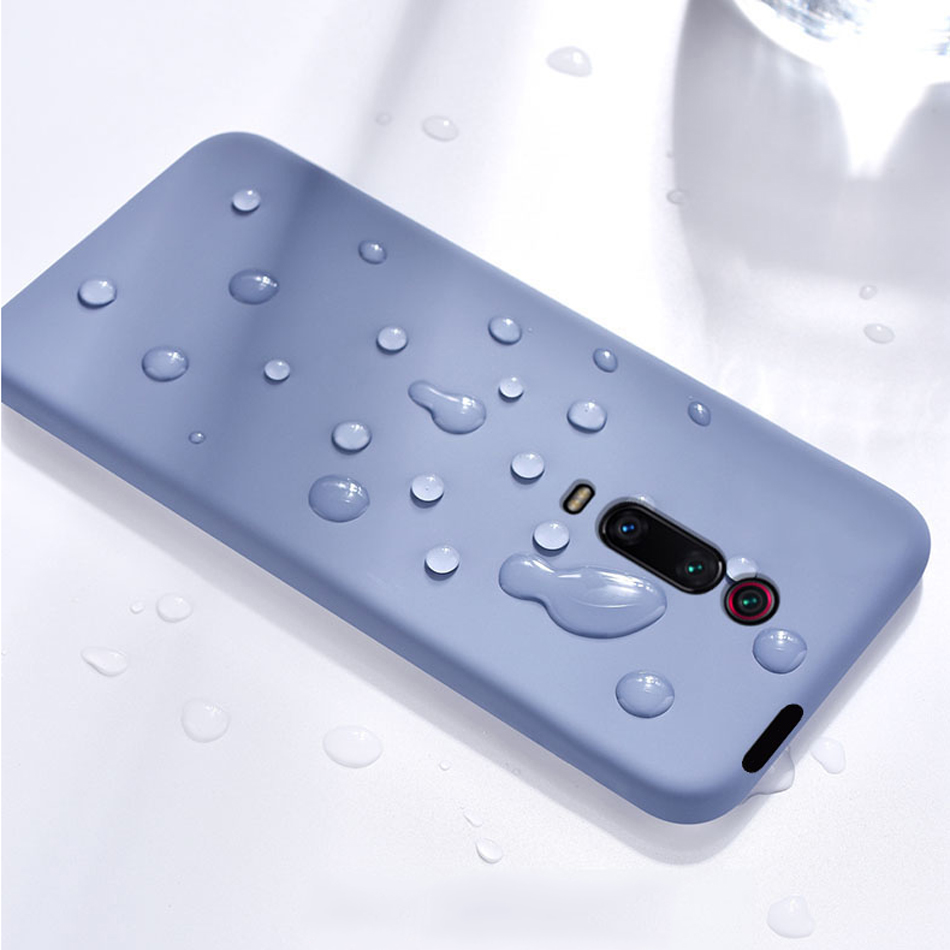 Mi 9T Case for Xiaomi Mi 9T Pro Original Liquid Silicone Case Rubber Microfiber Cloth Lining Cushion Phone Capa for Redmi K20