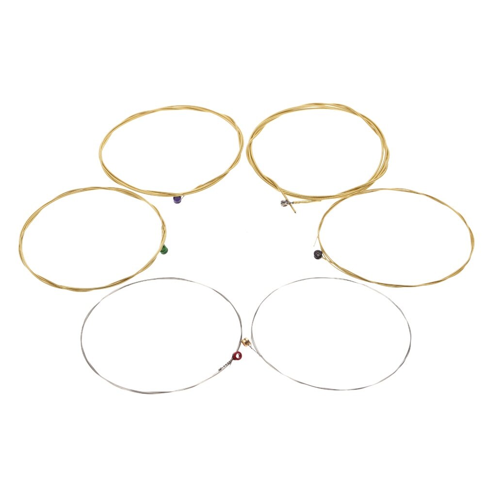 [ammoon]quà bí mật dây đàn guitar Dây đàn Guitar Acoustic Orphee tx630 (.011-.052) 75/25 đồng phosphor