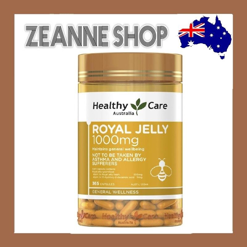 [Ready Stock EXP 04/2026] Healthy Care Royal Jelly 1000mg ( 365
