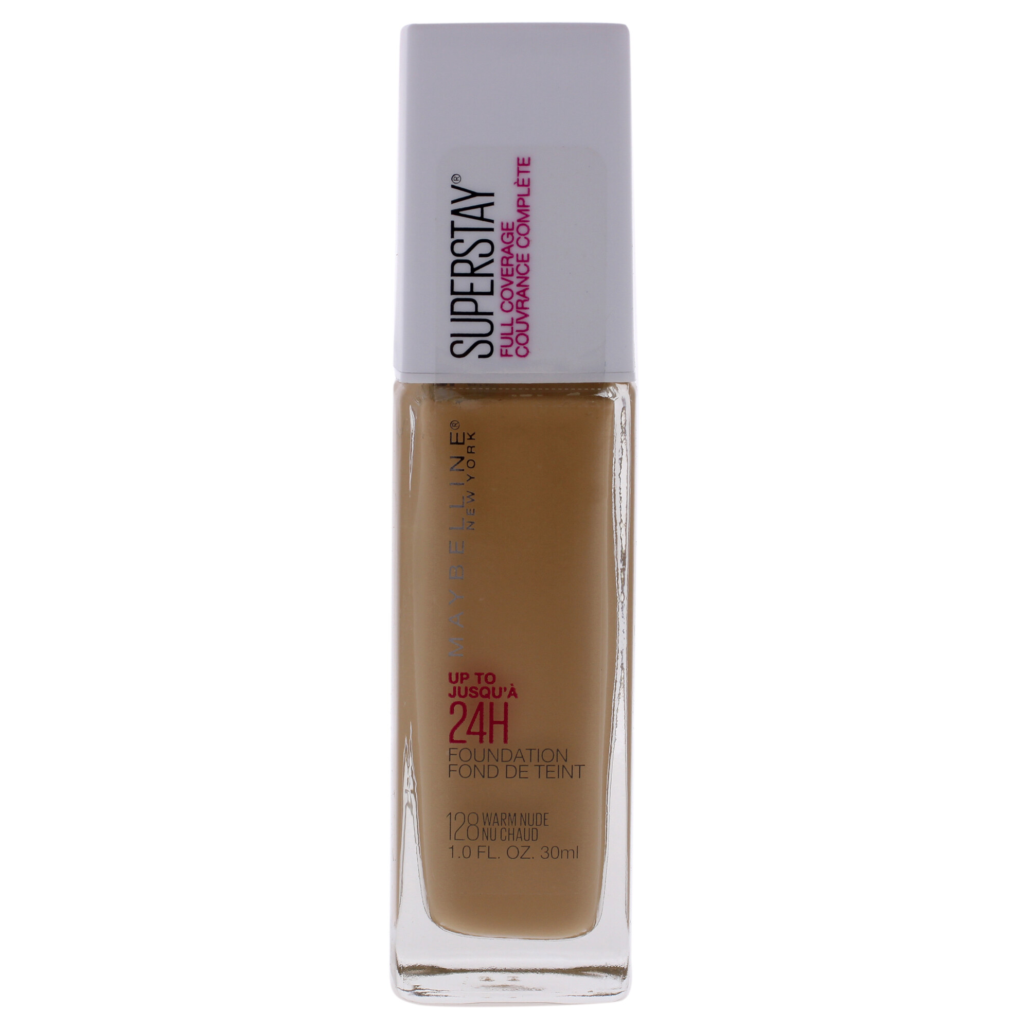 Maybelline Superstay Full Coverage Foundation - 128 Warm Nude - 1 oz Foundation