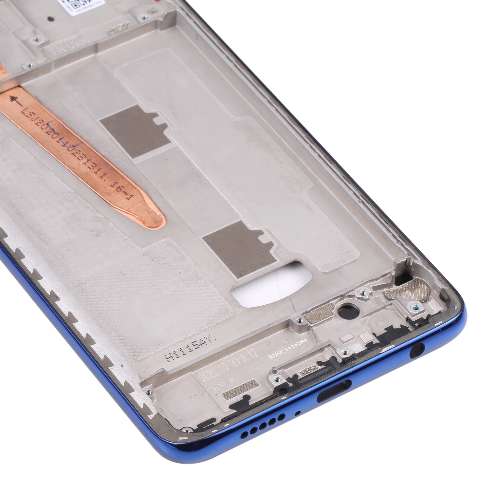AboutCellphone Original Middle Frame Bezel Plate for Xiaomi Poco X3 Pro (Blue)