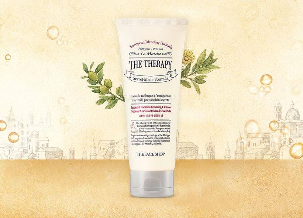 [THE FACE SHOP] Sữa Rửa Mặt Tạo Bọt The Therapy Essential Formula 150Ml