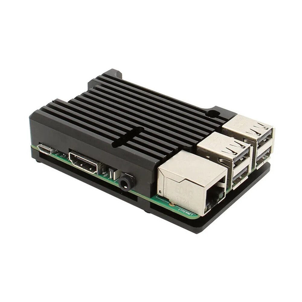 For Raspberry Pi 3 Model B B+ Aluminum Case with without Dual Cooling Fan