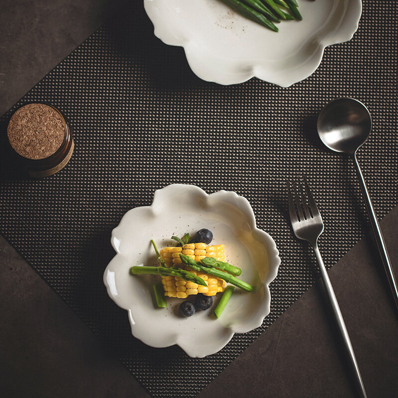 OMK Japanese style tableware set ceramic dinner plate salad bowl