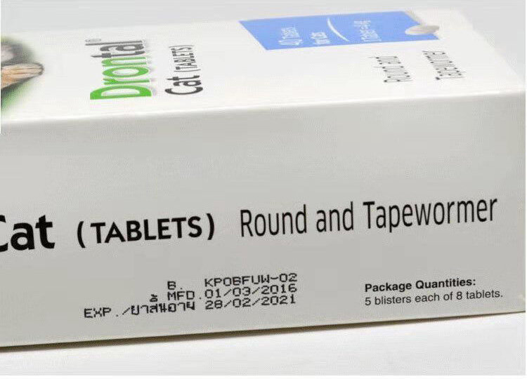 Bayer Drontal cộng với 1 viên thuốc tẩy giun ngon cho mèo