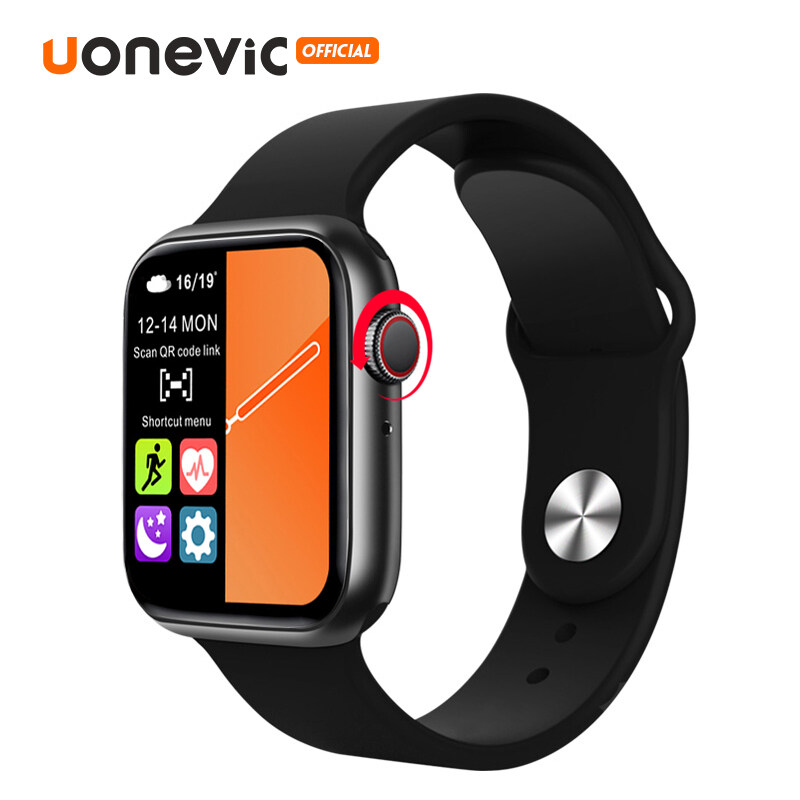 Đồng hồ thông minh Uonevic T500 Plus (T500+) Watch Seri 6 Thay Đổi Hình Nền Nghe Gọi Trưc Tiếp Chống Nước Có Tiếng Việt 100% Chơi Game Trực Tiếp Trên Đồng Hồ PK T500 Cho Điện Thoại Huawei Xiaomi