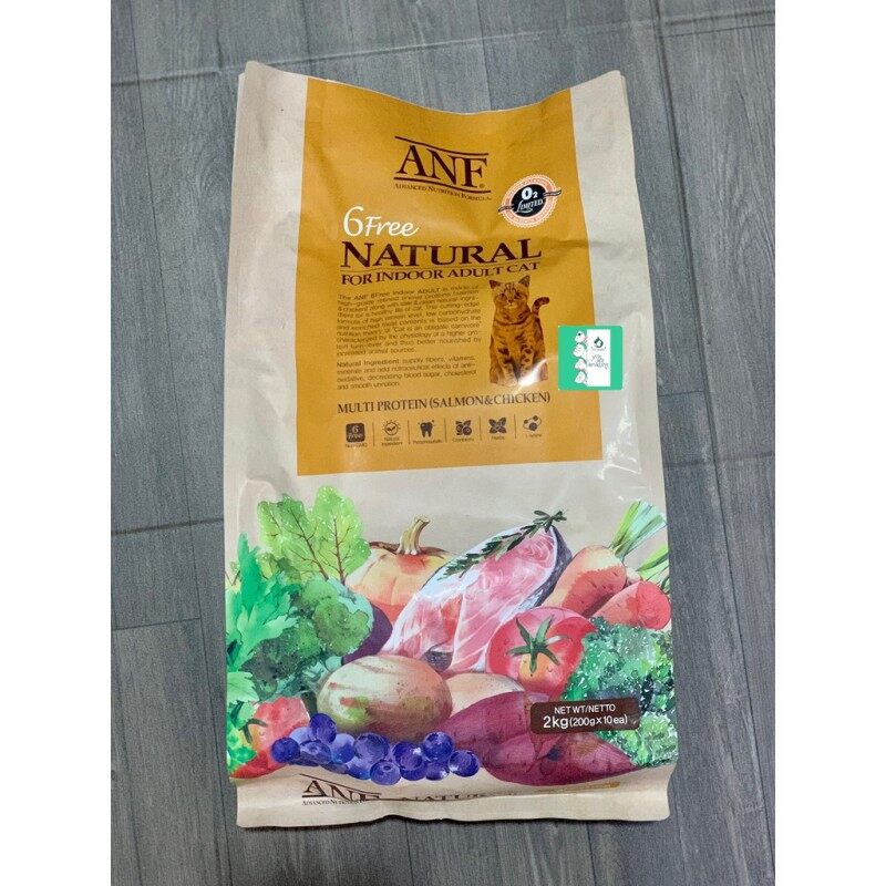 Thức Ăn Hạt Cho Mèo Trưởng Thành Anf 6 Free Indoor Adult 2Kg