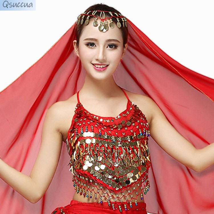 Belly Dance Performance Clothes Top Dance Clothes Indian Dance Sequins Bra Stage Performance Clothes