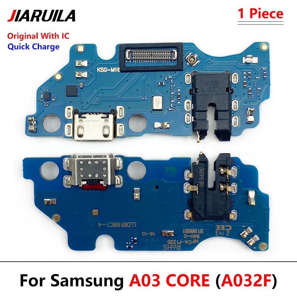 10Pcs/Lot, USB Charging Port Mic Microphone Dock Connector Board Flex Cable For Suitable For Samsung A03S A037 A037F SM-A037F A03 Core