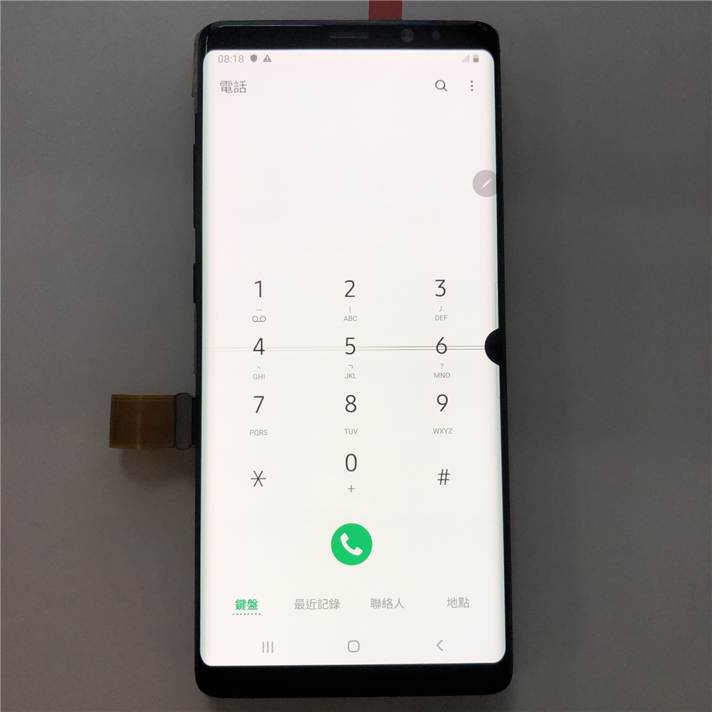 Bluesky ban đầu ghi Dot dòng khiếm khuyết Màn hình LCD màn hình cảm ứng số hóa cho Samsung Galaxy Lưu ý 8 n9500 n9500f n9500u LCD với khung