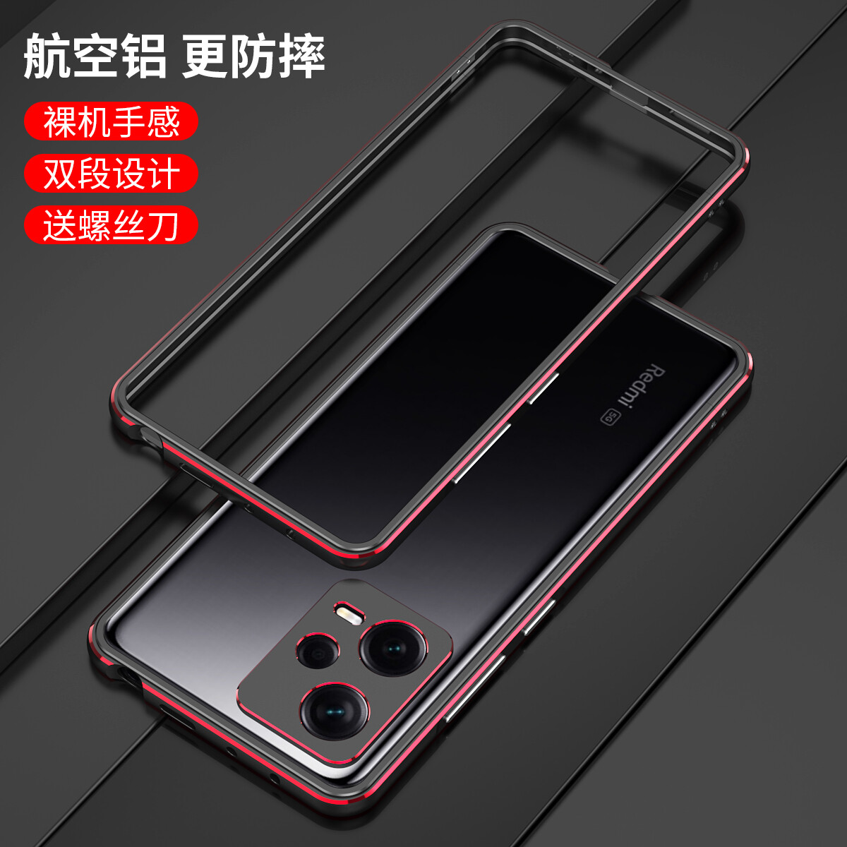 Metal Frame For Xiaomi Redmi Note 12 Turbo case Redmi Note 12 Pro Plus Note12 Pro+ Case Redmi Note 11 Pro Pro+ 5G case Aviation Aluminium Protective Cover