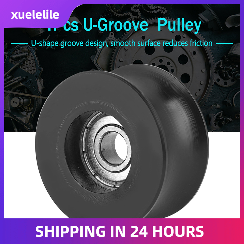 Guide Wheel 4pcs 0840UU U Type U-Groove Pulley Roller Guide Wheel 8x40x20.7mm