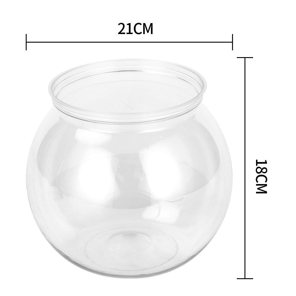 Seven Master 21CM 18CM 13CM High Quality Round Transparent Plastic Fish