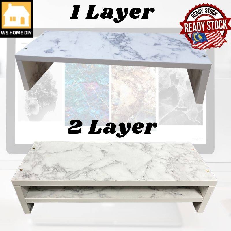 WS Home DIY Computer Monitor Stand Raiser Increased Shelf Base Laptop ...