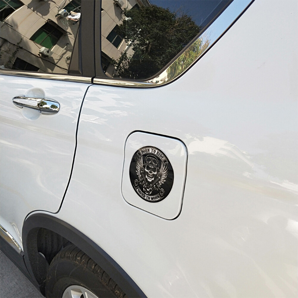 Car  Sticker Skull Pattern Reflective Ghost Rider Personality Motorcycle Sticker