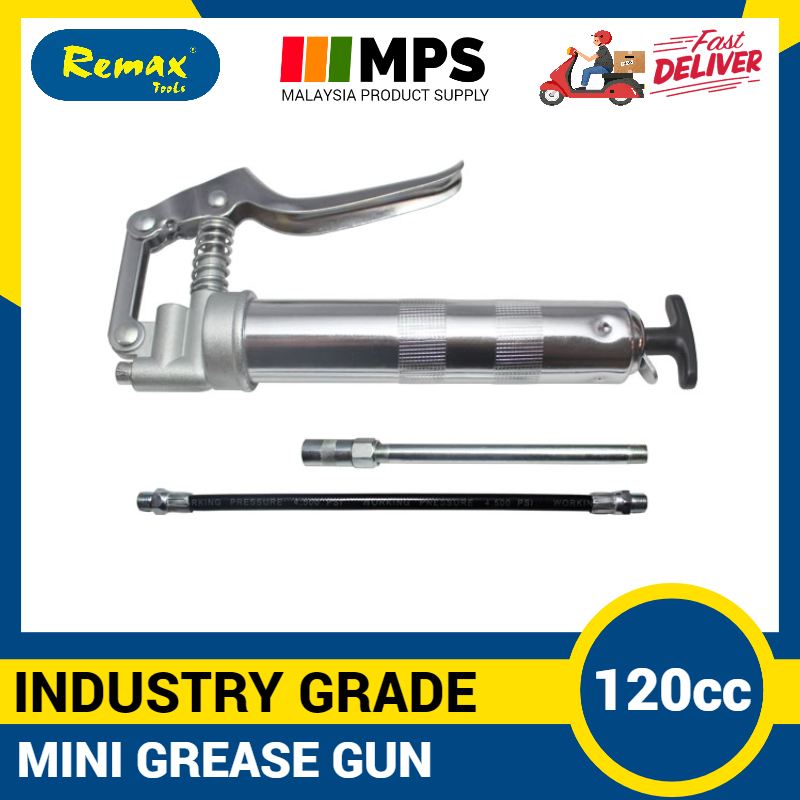 Remax Heavy Duty Mini Grease Gun Pistol Type minyak grease (LOCAL STOCK