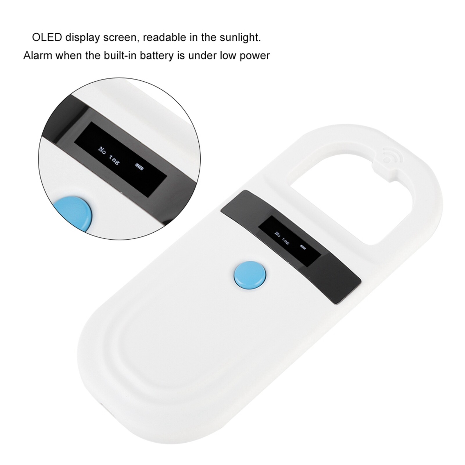 [FIRLAR] Rechargeable Animal Chip ID Scanner Microchip Scanner Pet Tag Scanner