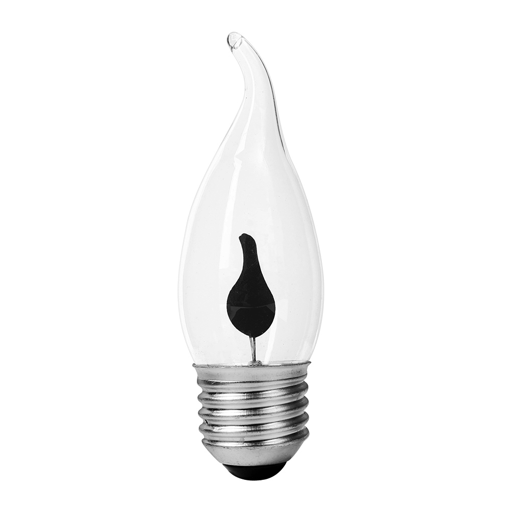 Decoration E27 E14 Led Edison Bulb Novel Candle Tip Lamp Vintage Flickering Effect Flame Fire Light