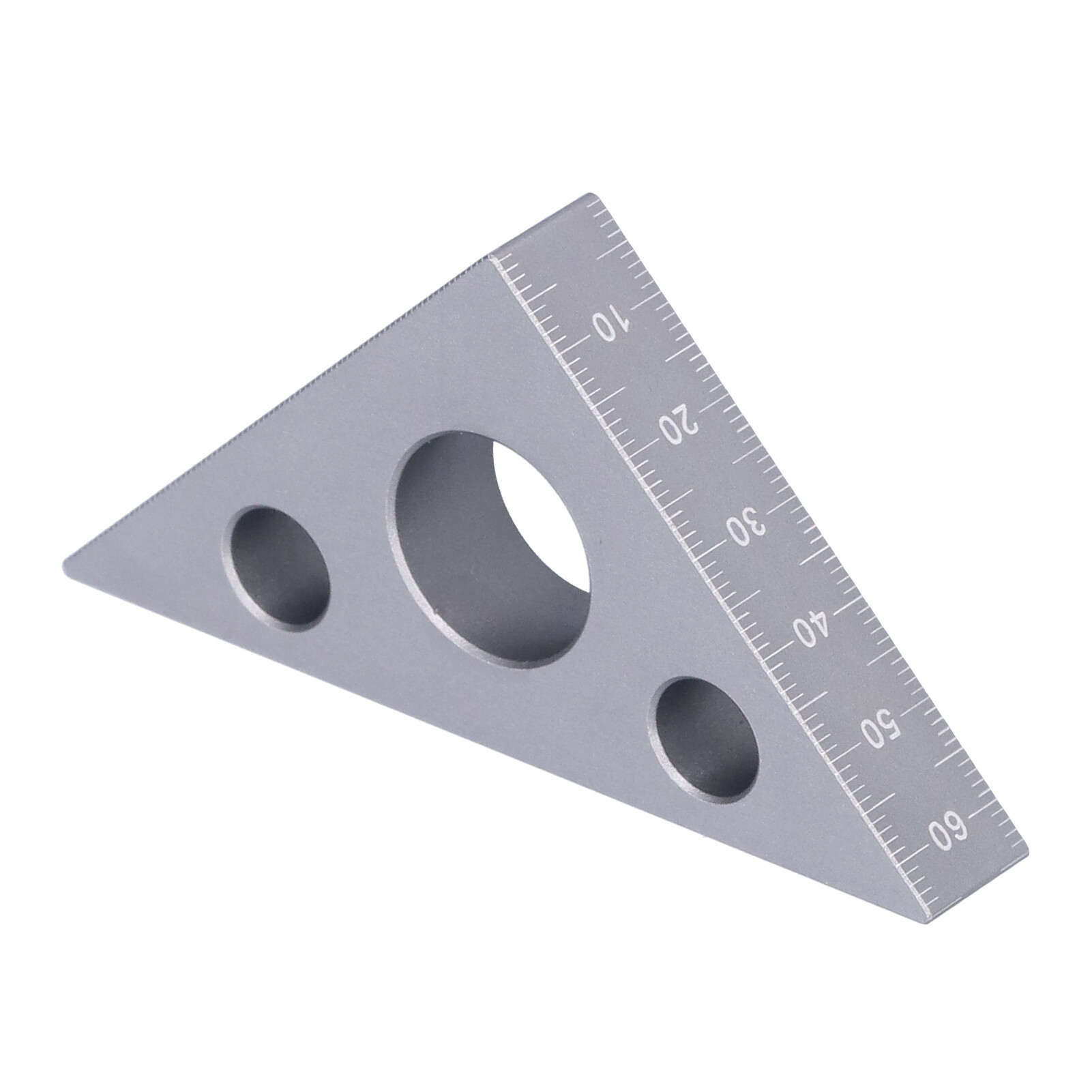 Aluminum Alloy Measuring Ruler Woodworking Triangular Ruler Metal Ruler Set