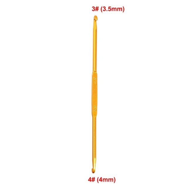Double Head Aluminum Alloy Sewing Crochet Hook DIYYarn Clothing Kniting Needles Tools Crochets Hooks Handmade Weaving Craft