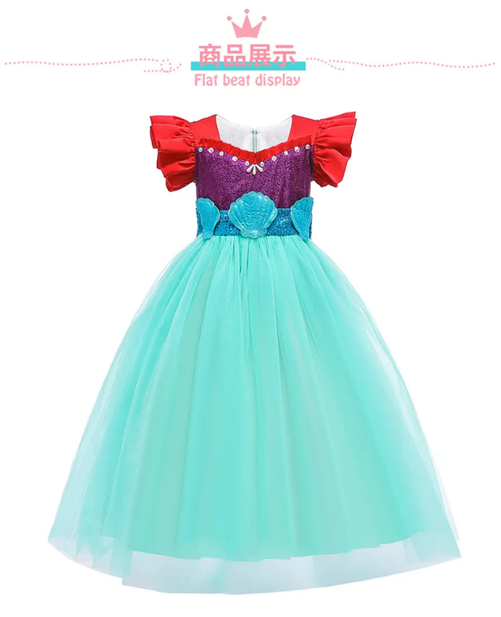 little mermaid dress for kids