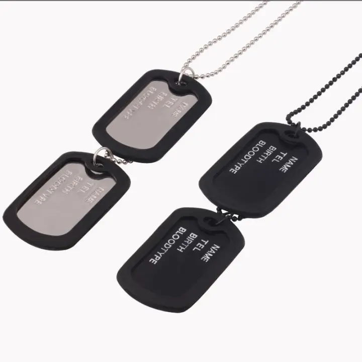 army necklace with my name