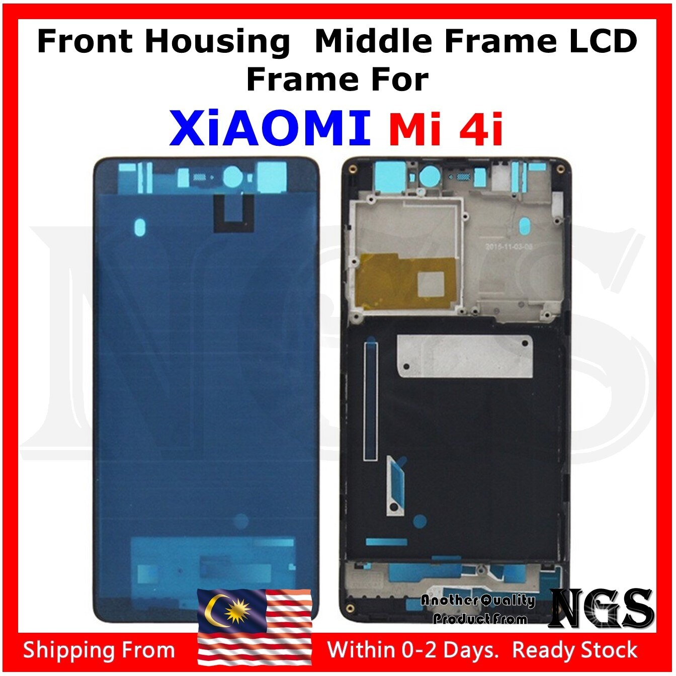 mi4i display with frame