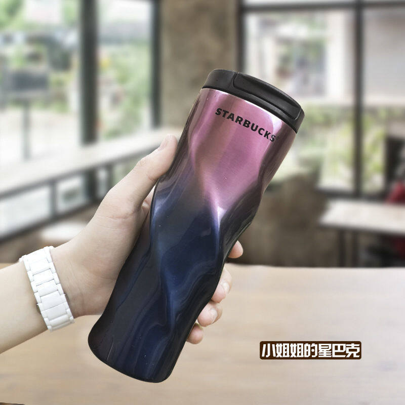 Starbuck Mug Starbuck Spiral Insulation Cup Large Capacity Cup 304 Stainless Steel Water Cup Male and Female Students Couple Gift Portable Starbuck Coffee Mug Starbuck Official Store