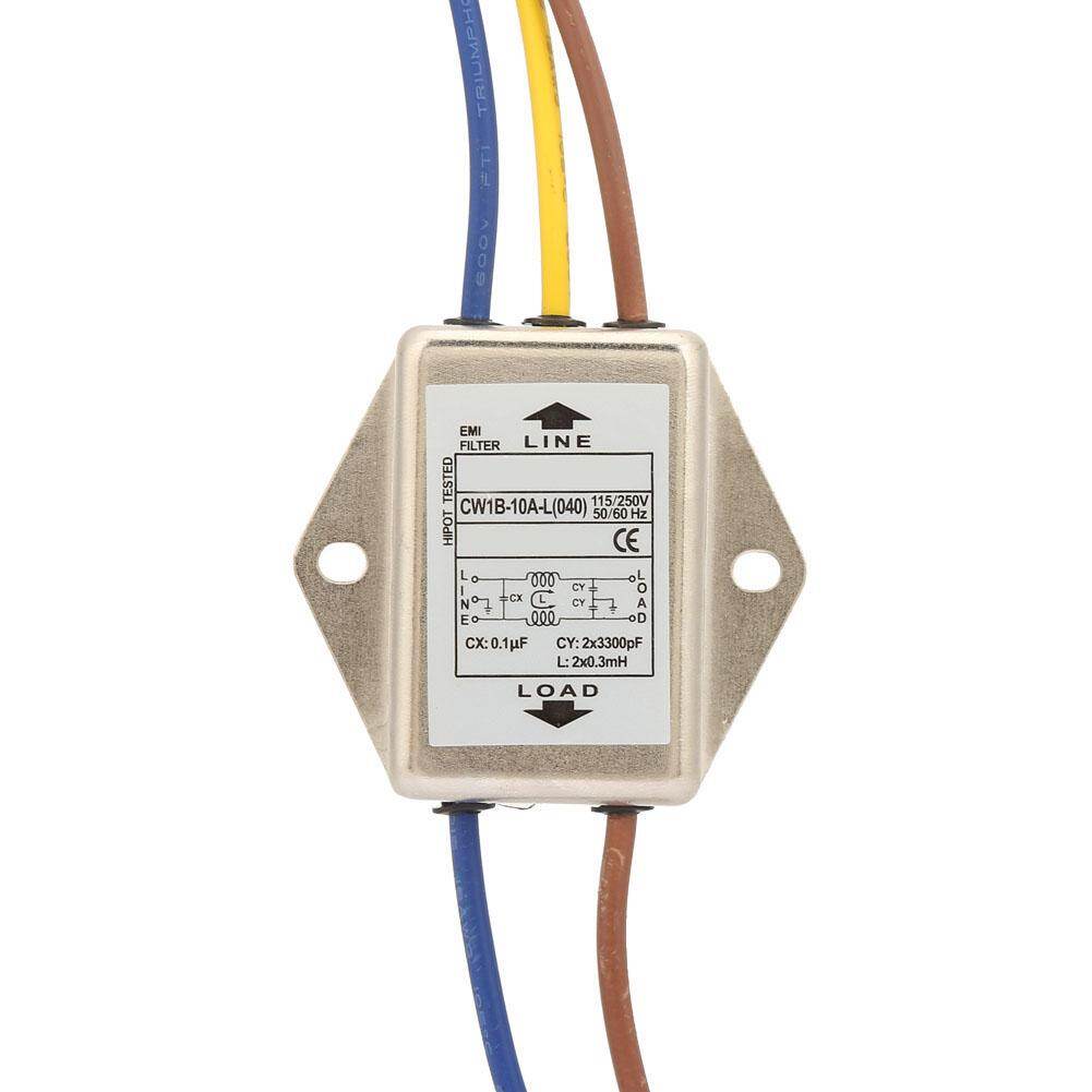 CW1B-10A-L(040)Single Phase Filter EMI Power Filter 125/250v