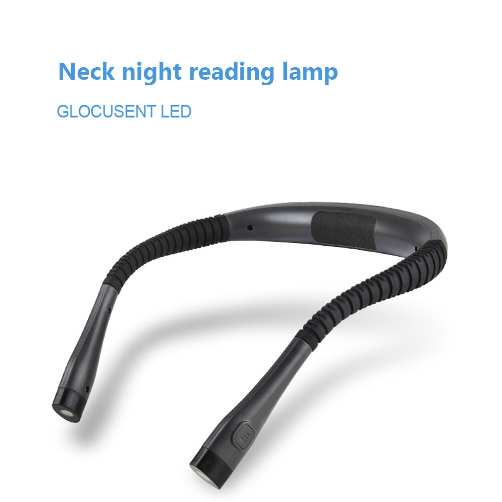 Book Light Flexible Handsfree LED USB Charging Neck Light Hug Reading Lamp