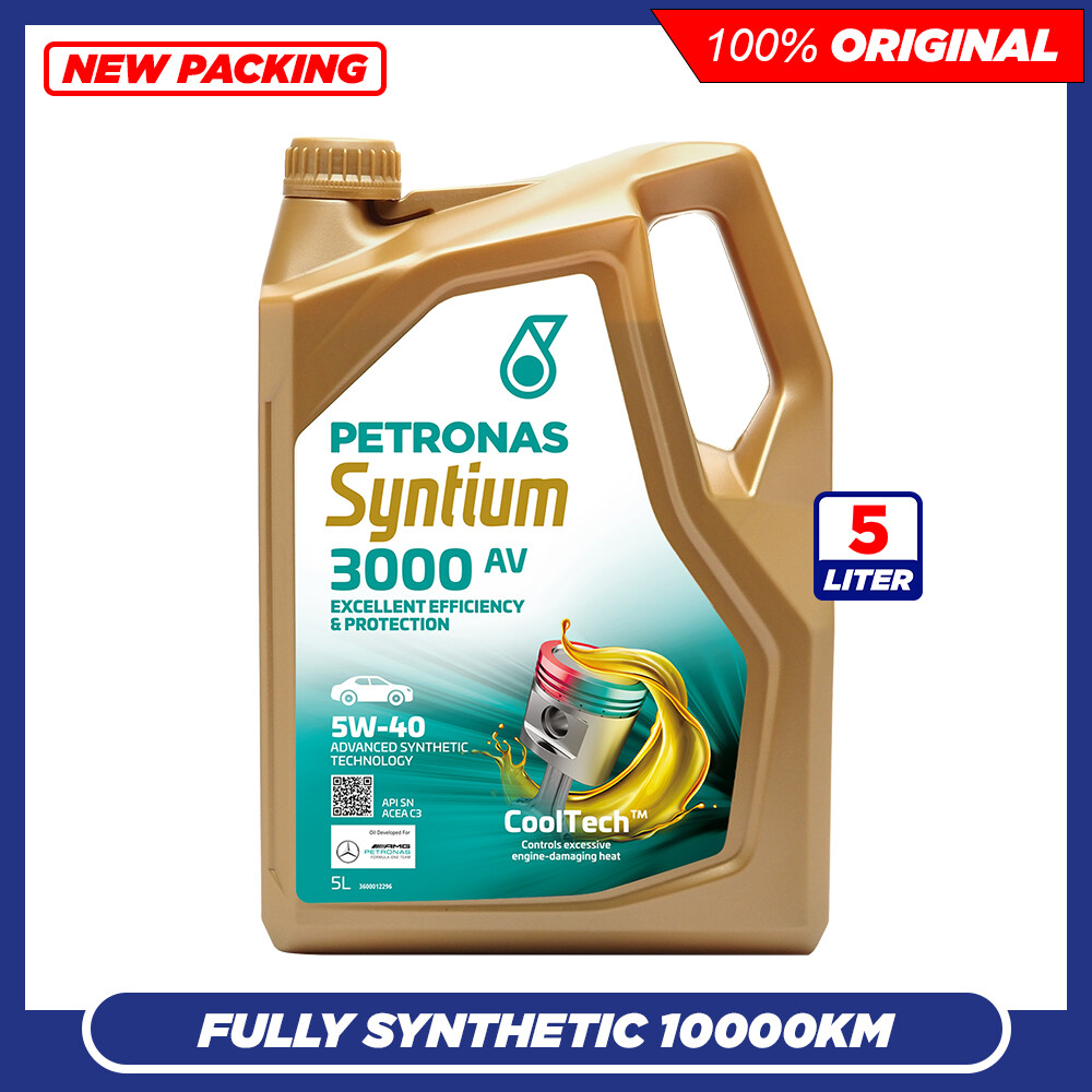 3 LITRI OLIO MOTORE 5W40 PETRONAS SYNTIUM 3000 AV API SN - ACEA C3 - Foto 5