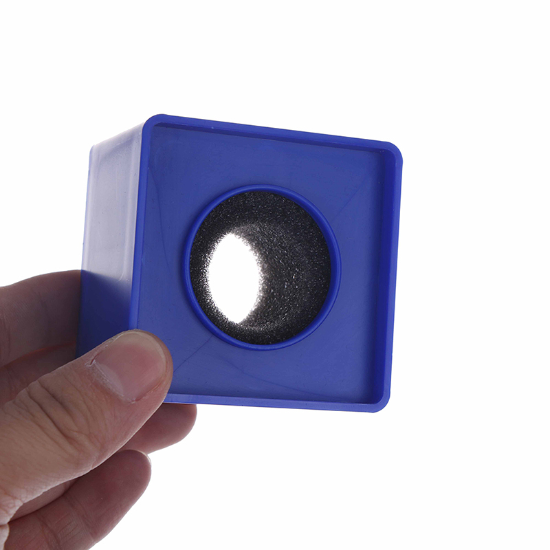 wuyangmin ABS Square cube shaped interview KTV mic microphone logo flag station hot 1pc