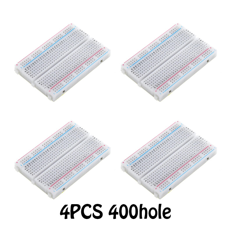 1PCS/4PCS PCB bread board mini universal testing protocol board DIY bread board 400 connection point solderless 8.5cm x 5.5cm