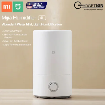 Xiaomi Mijia 4L Xiaomi Air Humidifier 3 Gear Mist Maker 99% Antibacterial Rated Max 36 Hours Humidification Xiaomi Humidifier 2LX Time for Bedroom, Living Room, Office