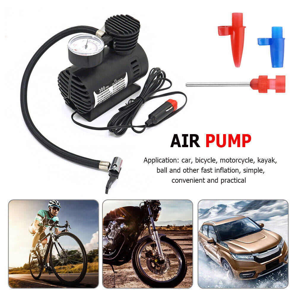 Electric Air Compressor Car Tyre Pump Heavy Duty Inflator 300psi 12v