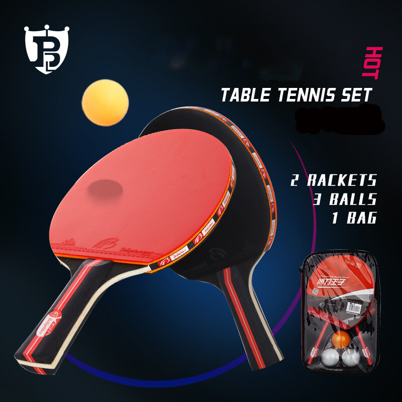 thumbnail image 2 of Liliful Table Tennis Set - 4 Paddles & 6 Balls For Indoor/Outdoor Fun With No-Slip Handles 2 of 10