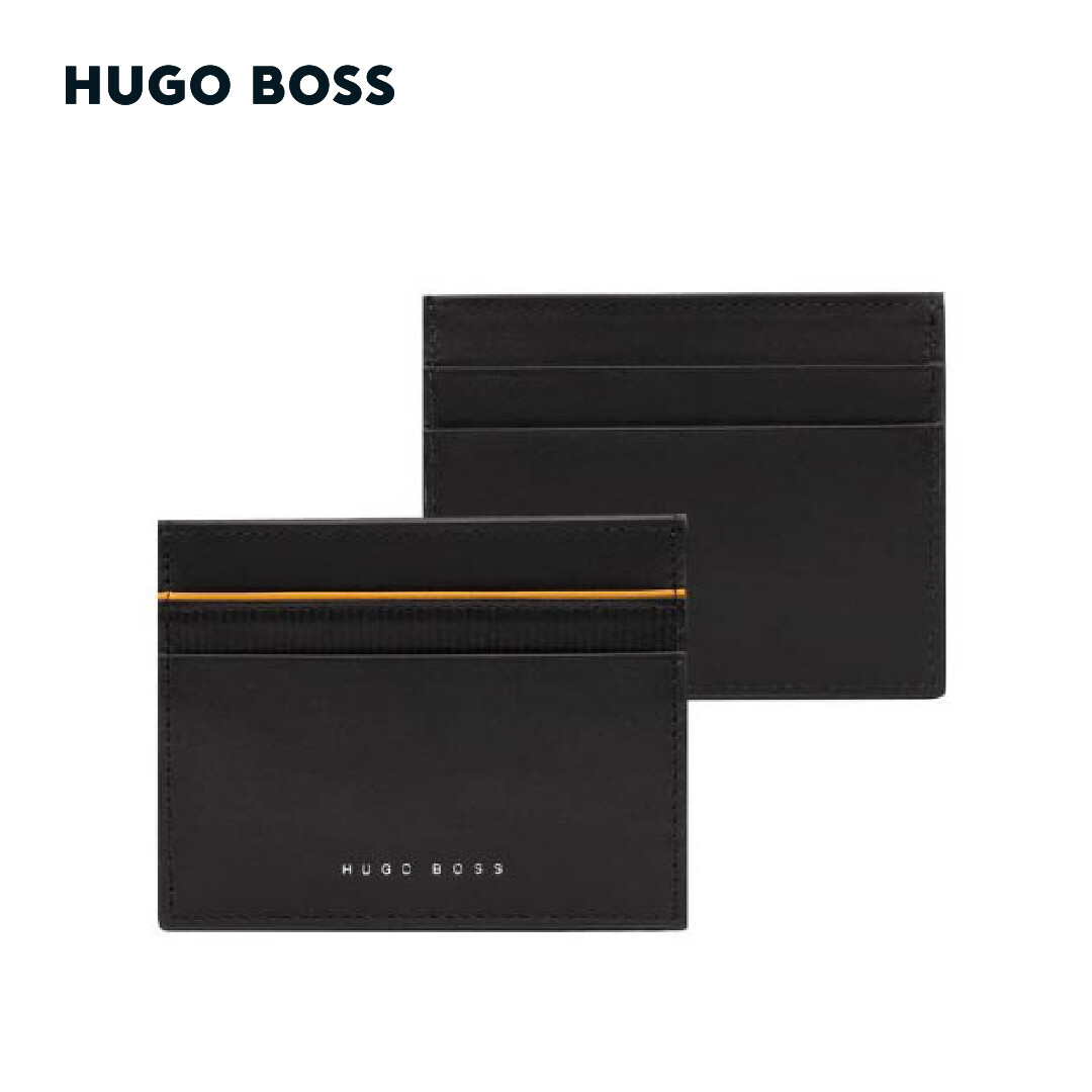 Hugo Boss Card holder Gear Black Yellow (HLC207S) Lazada