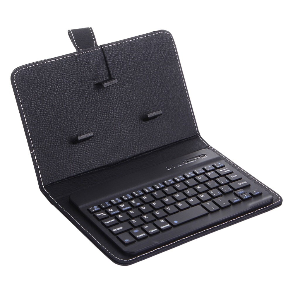 Wiki Portable Wireless Bluetooth Keyboard with Faux Leather Case for iPhone Phone