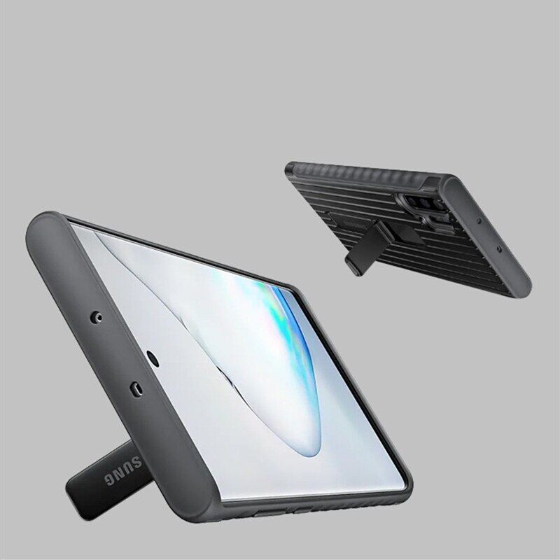 Samsung Galaxy Note 10 Plus Phone Stand Case Armor Shockproof Bracket Protective Cover Shell For Galaxy Note10 Plus Note10+