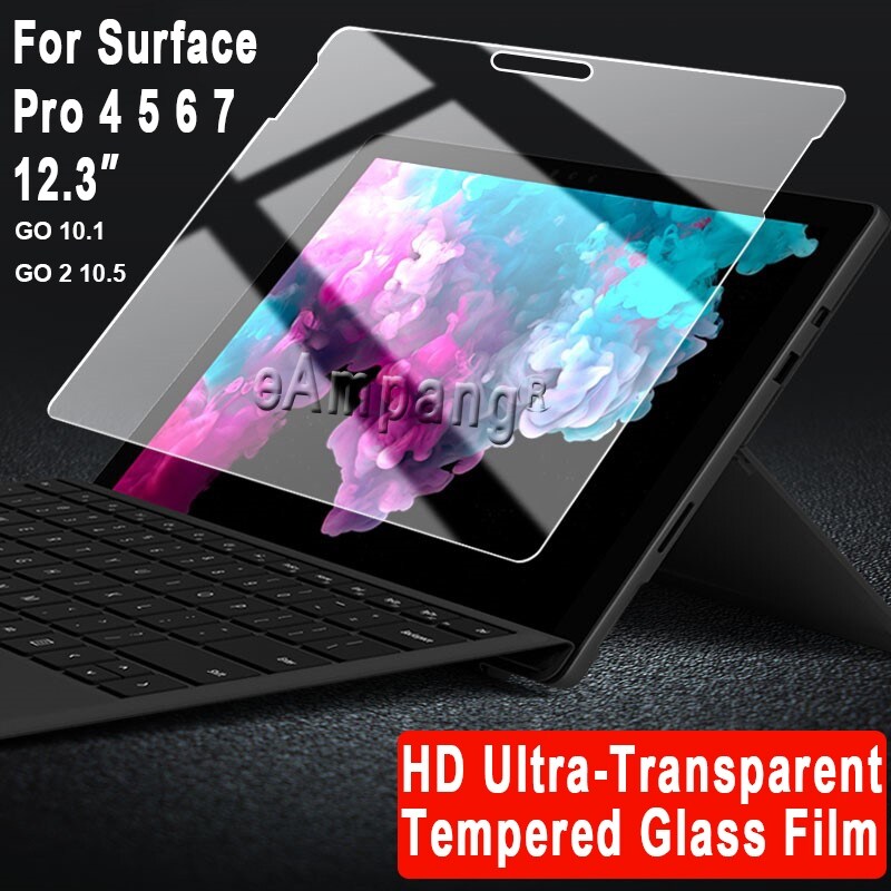 [HOT W] Microsoft Surface Pro 6 Tempered Glass Protector - Tempered Glass Surface Pro 8 7 - Aliexpress