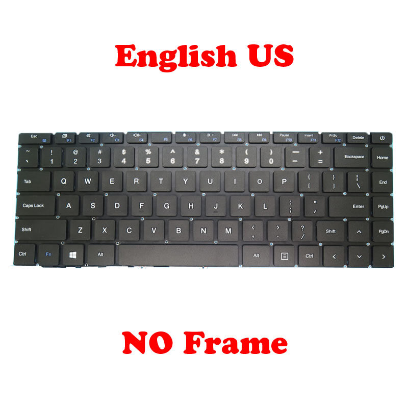 Laptop f7 plus 3 keyboard for teclast f7 plus iii f7 plus 3 tb05 14.1' united states us black no frame