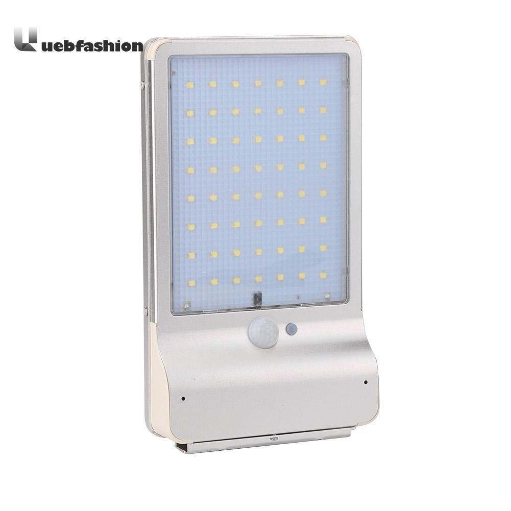 6 chế độ 56 LED Điều Khiển từ xa Nhôm Treo Tường Năng Lượng Mặt Trời Ánh Sáng Cảm Biến Chuyển Động Đèn