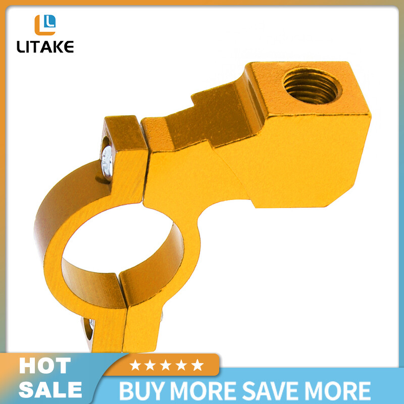 Litake【Hot Sale】7-8" Motorcycle Handlebar Mirror Adaptor Holder Clamp On Mount Brackets