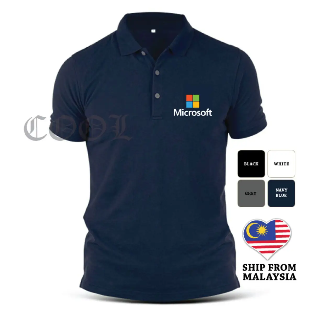 microsoft polo shirt