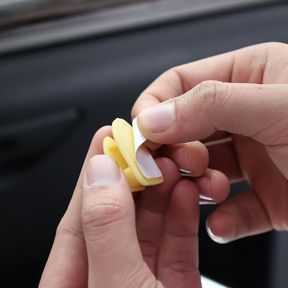 4PCS Car Hook Car Seat Back Mini Hook colored Car Sticky Multifunctional Mini Hook Interior Car Accessories