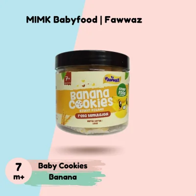 MIMK BABYFOOD Banana Cookies by Fawwaz Biskut Pisang 200g (7m+)